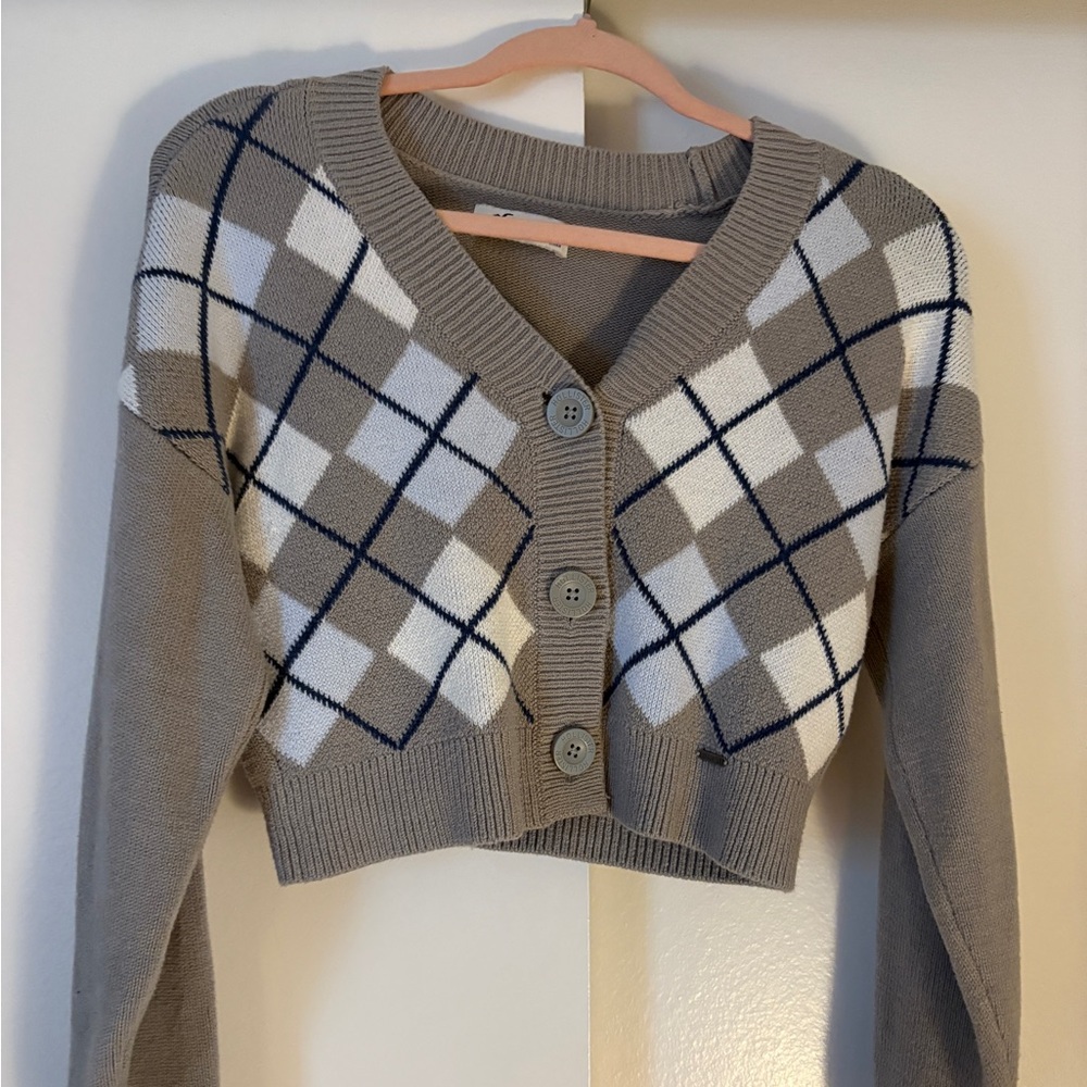 Hollister cropped cardigan